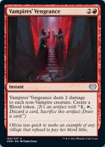 MTG ■赤/英語版■ 《吸血鬼の復讐/Vampires