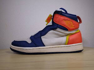 ◇ NIKE ナイキ AIR JORDAN 1 HIGH ZIP エアジョーダン 1 ジップ【AQ3742-100】◇ 26.0cm スニーカー ブルー オレンジ