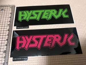 ヒステリックグラマー　Hysteric Glamour ヒステリックグラマー　Hys ステッカー　2枚セット　シール　新品　未使用品