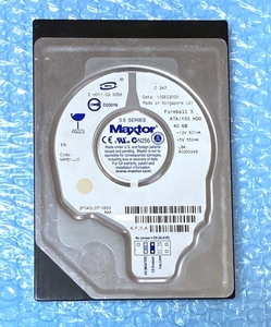 ... Maxtor 3.5インチ IDE HDD 2F040L0 40GB 動作確認済