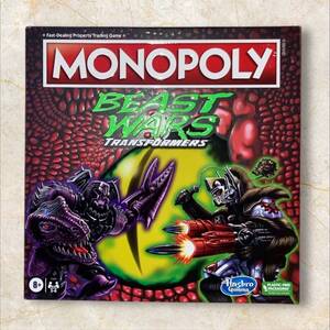 Monopoly Transformers Beast Wars Edition Board Game 2022 Hasbro 14 Token Figures 海外 即決