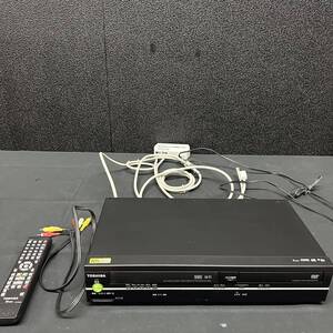 Toshiba 東芝ビデオ一体型DVDプレーヤー　SD-V800 09年製 通電確認済みDVDレコーダー VHS VTR リモコン付き booster power supply PSD-1587