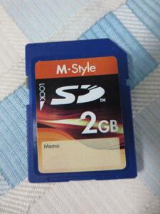 M・Style SDメモリーカード 2GB