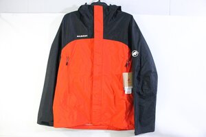 ☆381☆【未使用】 MAMMUT マムート Microlayer 2.0 HS Hooded Jacket ハードシェル アウトドア ジャケット 1010-28651 Lサイズ 赤黒