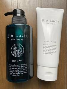 未使用 Bio Lucia ビオルチア シャンプー300ml(ポンプ)&トリートメント 200g 2点セット chapup スカルプケア ノンシリコン オーガニック