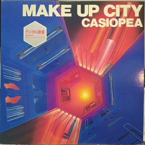 即決 美盤 LP 和ジャズ カシオペア Casiopea / Make Up City / ALR-28007