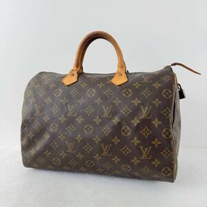 1円〜★LOUIS VUITTON ルイヴィトン モノグラム スピーディ35 M41524 ミニボストン ハンドバッグ レディース レザー ブラウン PVC 茶色 23