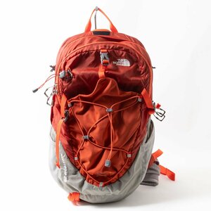 【1円スタート】THE NORTH FACE ザ ノースフェイス ANGSTROM28 バックパック オレンジ グレー ナイロン ユニセックス アウトドア bag 鞄