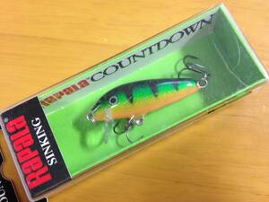 ★RAPALA★　CD-3　P　ラパラ　カウントダウン　3cm　パーチ　※後方フックアイ根元に空洞あり　検索用　管釣り　エリア　トラウト #20-434