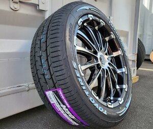 タイヤホイールセット 18インチ 新品 4本セット 225/50R18 BD12 200系ハイエース New TOYO H30 ホワイトレター