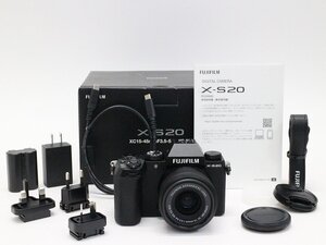 ●○【美品・総シャッター数3300回以下】FUJIFILM X-S20 XC 15-45mm レンズキット ミラーレス 一眼カメラ 富士フィルム○●028412001m○●