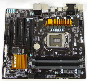 【中古】GIGABYTE製 MicroATXマザボ GA-H97M-D3H LGA1150 [管理:30316714]