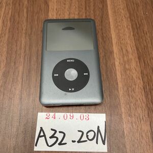 「A32_20N」Apple iPod classic A1238 160GB ブラック 動作未確認 ジャンク（240903）