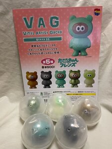 ◎ MEDICOMTOY メディコムトイ VAG SERIES33 たぬきゅん フレンズ 夢眠ねむ５個セット 未開封 フィギュア