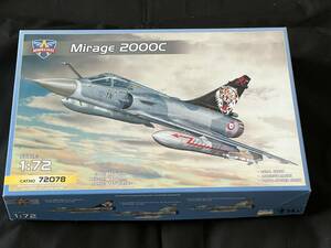 1/72 Mirage 2000C multirole jet fighter with pair of 2000L external fuel tanks 1:72 Modelsvit 72078