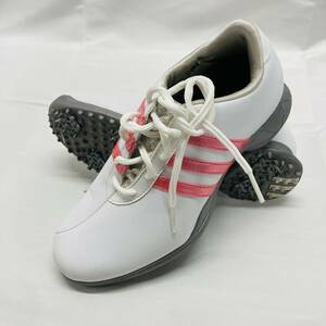 62S【中古品】アディダス adidas レディース ゴルフシューズ（816322）サイズ「22.5cm」