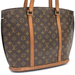 1円 ◆定価16万 LOUIS VUITTON ルイヴィトン トートバッグ ショルダー バビロン M51102 モノグラム ブラウン◆E.Csui.zE-21