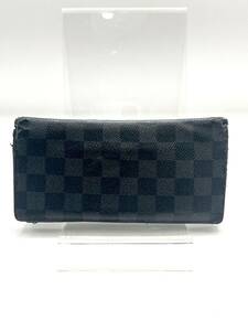 【送料無料】LOUIS VUITTON　ルイヴィトン　N62665 ダミエグラフィット ポルトフォイユ ブラザ 二つ折り 長財布 ウォレット