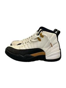 NIKE◆AIR JORDAN 12 RETRO/エアジョーダンレトロ/ホワイト/881427-122/26cm/WHT