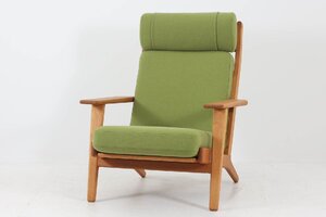 北欧家具ビンテージ　GE290A　ハイバックソファ　オーク材　Hans J.Wegner（ハンス・J・ウェグナー）　GETAM