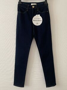 新品紙タグつき☆any FAM【洗える】STYLE UP SKINNY デニムパンツ☆6,589円☆サイズ0☆インディゴ