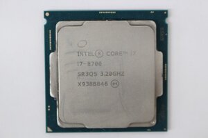 Intel CPU 第8世代 Core i7 8700 3.20GHz LGA1151 CPU☆