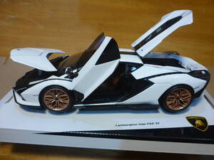 【BURAGO】1/18 LAMBORGHINI Sian FKP 37 ランボルギーニ シアン BUR11046BK1 ●10,000 (アベンタドール カウンタック ガヤルド）