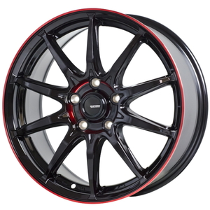 TOYO OPEN COUNTRY R/T 225/65R17 G.Speed P-05R ブラック+レッドクリア 17インチ 7J+55 5H-100 4本セット