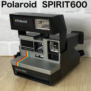 【動作未確認】Polaroid　インスタントカメラ　SPIRIT 600　ジャンク　ポロラロイド