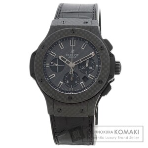 HUBLOT ウブロ 301.QX.1740.GR ビッグバン オールブラック カーボン 腕時計 カーボン ラバー メンズ 中古