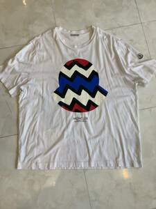 サイズXL】モンクレール MONCLER 半袖Tシャツ センターロゴ
