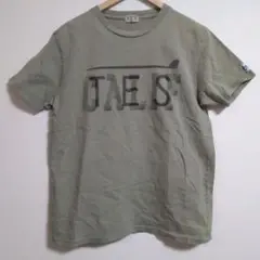 TES オリーブグリーン Tシャツ Lサイズ カーキ