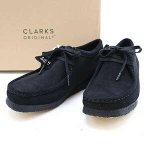 Clarks クラークス Wallabee ワラビー スエードブーツ 261555197100 ブラック 28cm IT61UMH6EBYO