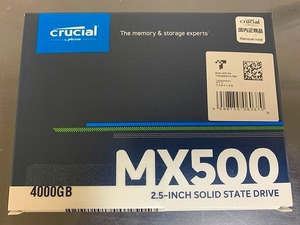 【新品未開封品】Crucial SSD 4000GB 内蔵2.5インチ 7mm MX500 正規代理店保証品 CT4000MX500SSD1/JP