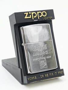 美品 ヴィンテージ コカ・コーラ ZIPPO CokaCola adds life to everything nice Enjoy Coke VINTAGE コカコーラ #250 火花OK