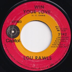 Lou Rawls Win Your Love / Coppin