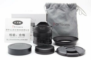 七工匠 7artisans 1228FXB 12mm F2.8 Xマウント 富士フイルムX レンズ フジフィルム