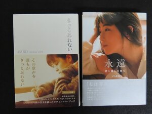 ZARD 坂井泉水 オフィシャルブック 2冊セット きっと忘れない + 永遠 君と僕との間に_長B126