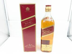 1000円～【未開栓】★ブレンデッド スコッチウイスキー JOHNNIE WALKER Red Label ジョニーウォーカー 赤ラベル 750ml 43％ NT 箱なし