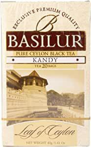 3箱分 ピュア セイロン茶 ブラック バシラーティー BASILUR TEA 紅茶 キャンディ1箱 50g （20袋入り）x3　ブラックティー