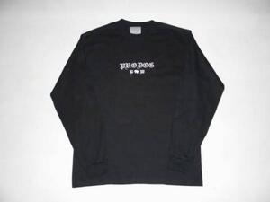 少数超特価即決★PRODOG原宿プロドッグ・長袖Tシャツ/ブラックM