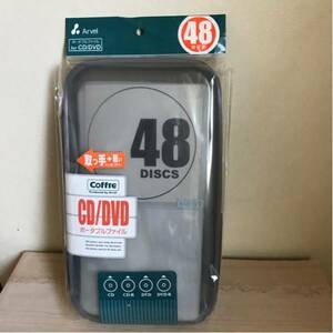 ポータブルファイル DVD CD 未使用48枚収納 バッファローコクヨサプライ