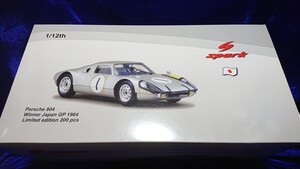 1/12 Porsche 904 Carerra GTS GT-II JapanGP 1964 Winner Spark スパーク ポルシェ 式場壮吉 スカイライン 生沢徹 ハンシュタイン 検 1/18