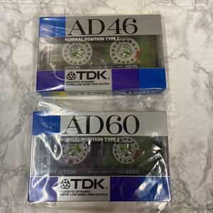 TDK カセットテープ AD 46 60 ノーマルポジション　年代物