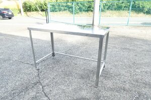 120*60*80cm　ステンレス　三方枠　作業台　業務用　厨房　1200　600　3方枠　ワークテーブル　調理台　