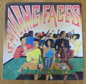 JOHNNY OSBOURNE - SMILING FACES UK盤LP (1989年 / BLUE MOUNTAIN / BMLP 032) (JET STAR EMI) (BRIAN & TONY GOLD / SHAKA DEMUS参加)