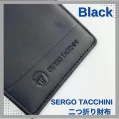 SERGO TACCHINIセルジオタッキーニ 二つ折り財布 ブラック