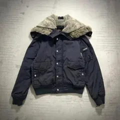 90〜Y2K WOOLRICH N-2B 短丈 M ボンバーJKT