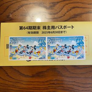 ★東京ディズニーリゾート★パスポート★2枚セット★