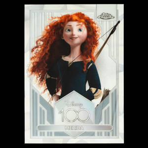 ディズニー メリダとおそろしの森 メリダ 2023 Topps Chrome Disney 100 ベースカード No.37 Merida